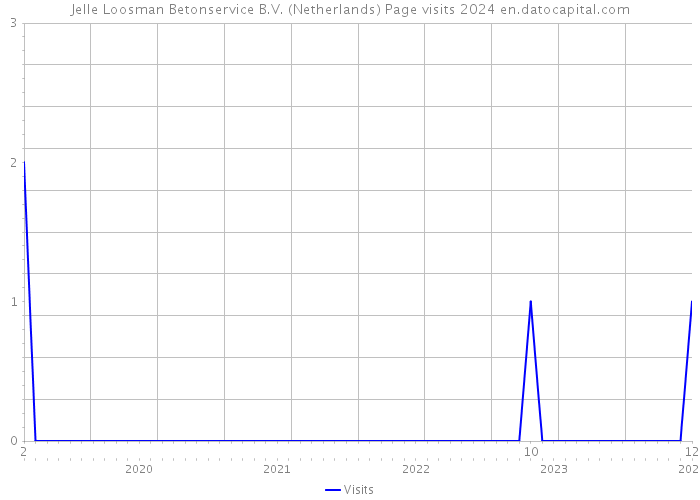 Jelle Loosman Betonservice B.V. (Netherlands) Page visits 2024 
