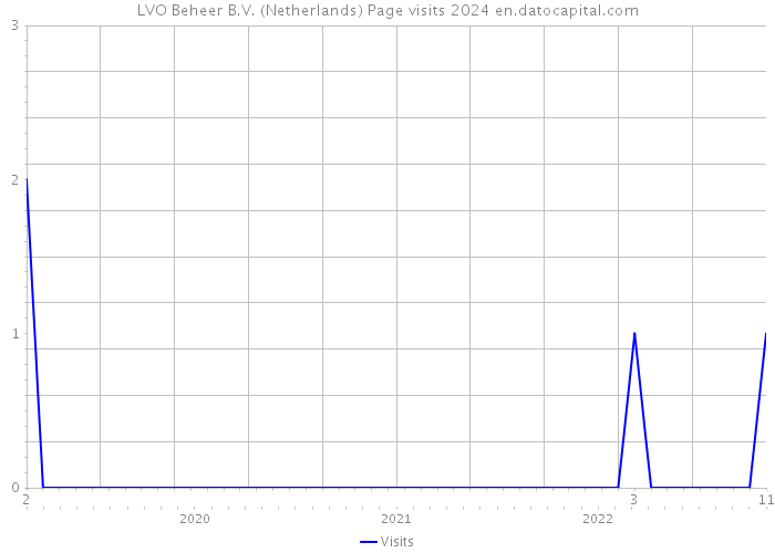 LVO Beheer B.V. (Netherlands) Page visits 2024 