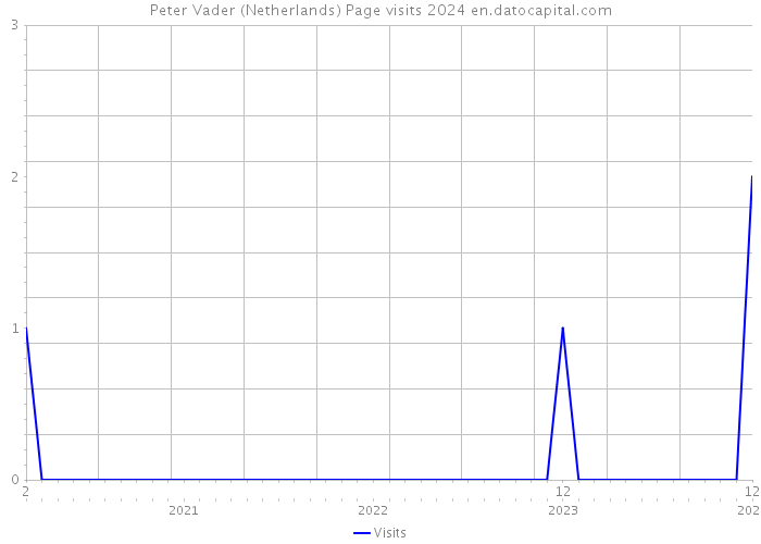 Peter Vader (Netherlands) Page visits 2024 