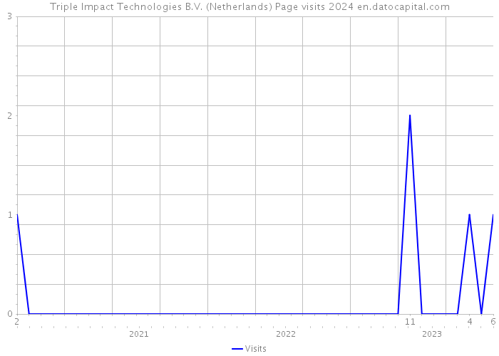 Triple Impact Technologies B.V. (Netherlands) Page visits 2024 