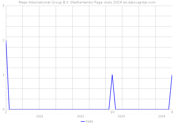 Maas International Group B.V. (Netherlands) Page visits 2024 