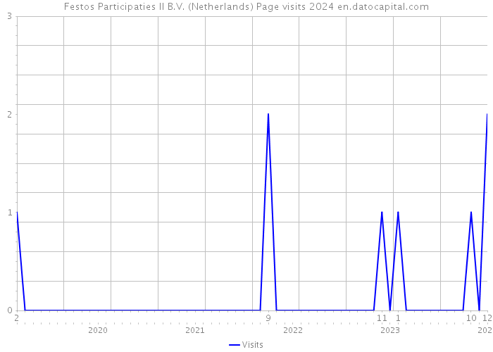 Festos Participaties II B.V. (Netherlands) Page visits 2024 