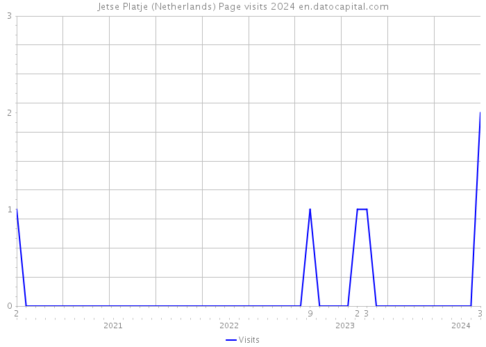 Jetse Platje (Netherlands) Page visits 2024 