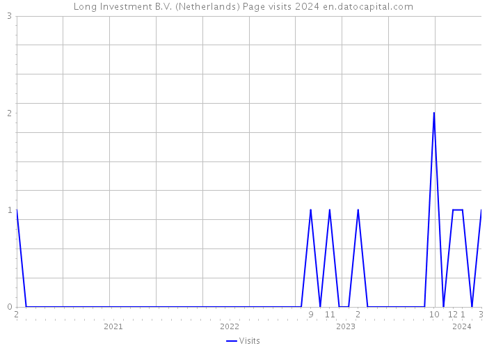 Long Investment B.V. (Netherlands) Page visits 2024 