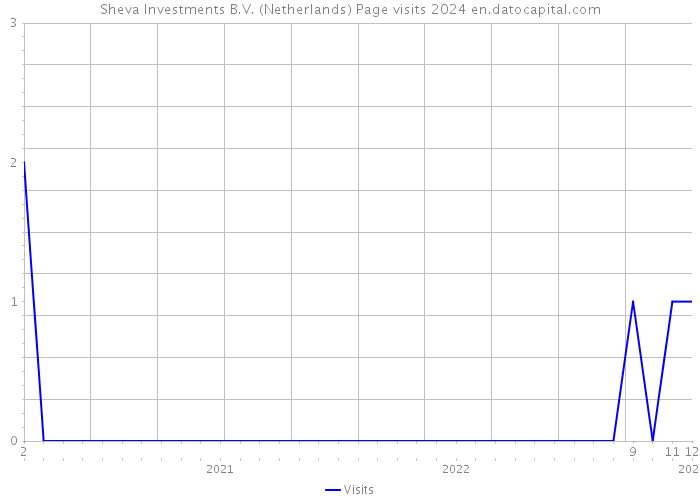 Sheva Investments B.V. (Netherlands) Page visits 2024 