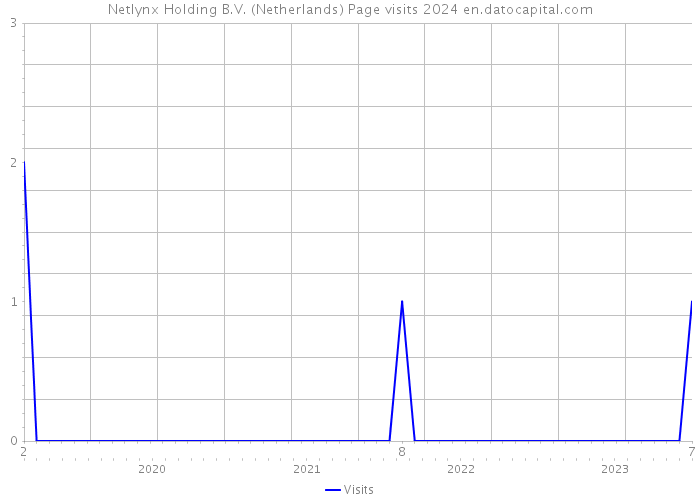 Netlynx Holding B.V. (Netherlands) Page visits 2024 