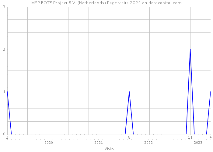 MSP FOTF Project B.V. (Netherlands) Page visits 2024 
