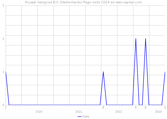 Royaal Vastgoed B.V. (Netherlands) Page visits 2024 
