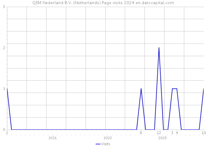 QSM Nederland B.V. (Netherlands) Page visits 2024 