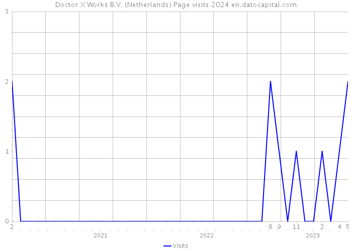 Doctor X Works B.V. (Netherlands) Page visits 2024 