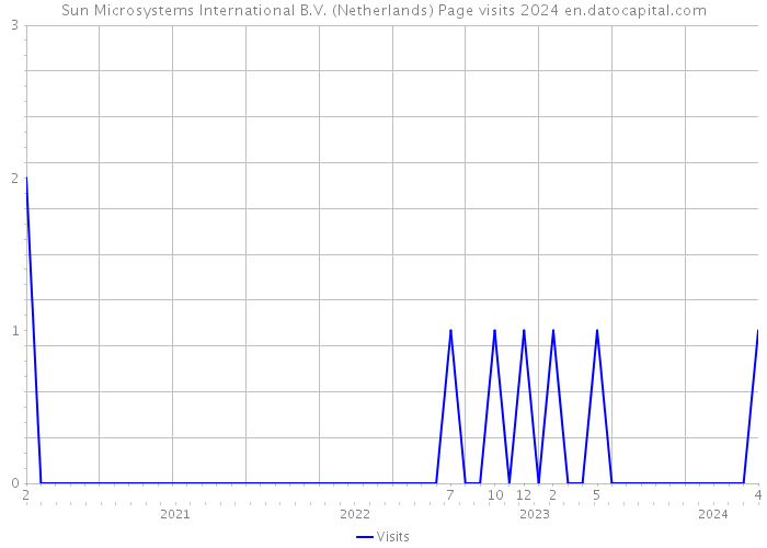 Sun Microsystems International B.V. (Netherlands) Page visits 2024 
