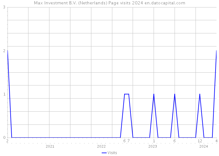 Max Investment B.V. (Netherlands) Page visits 2024 