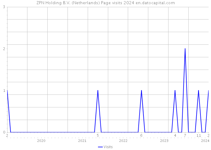 ZPN Holding B.V. (Netherlands) Page visits 2024 