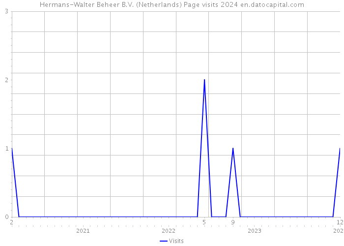 Hermans-Walter Beheer B.V. (Netherlands) Page visits 2024 