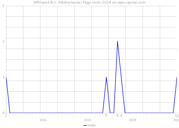Affiliated B.V. (Netherlands) Page visits 2024 