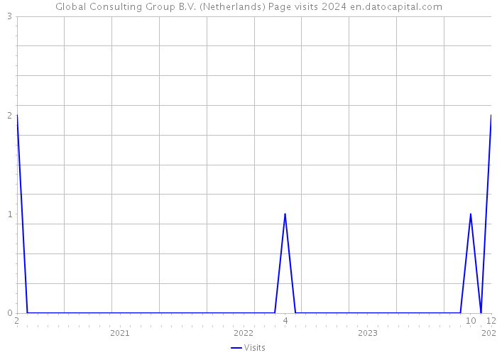 Global Consulting Group B.V. (Netherlands) Page visits 2024 