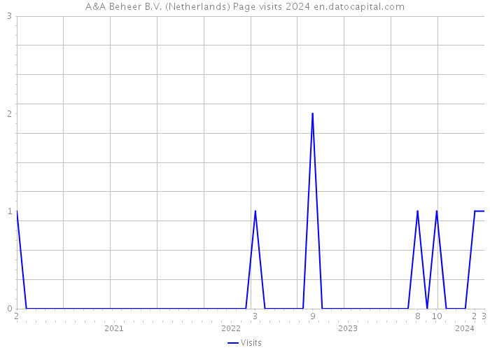 A&A Beheer B.V. (Netherlands) Page visits 2024 