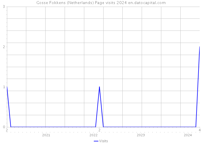 Gosse Fokkens (Netherlands) Page visits 2024 