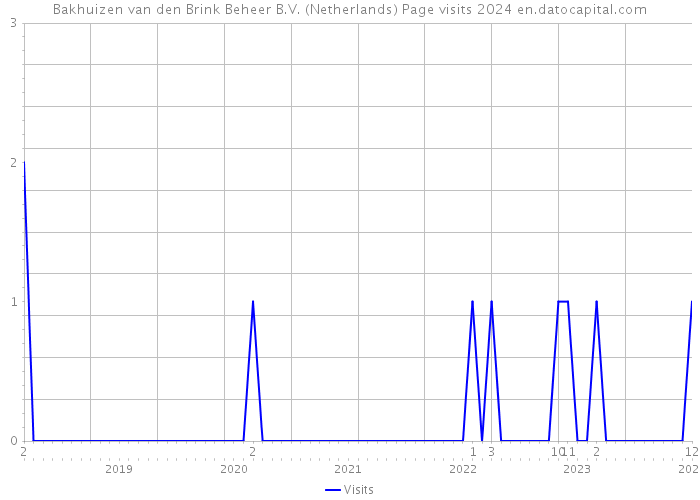 Bakhuizen van den Brink Beheer B.V. (Netherlands) Page visits 2024 