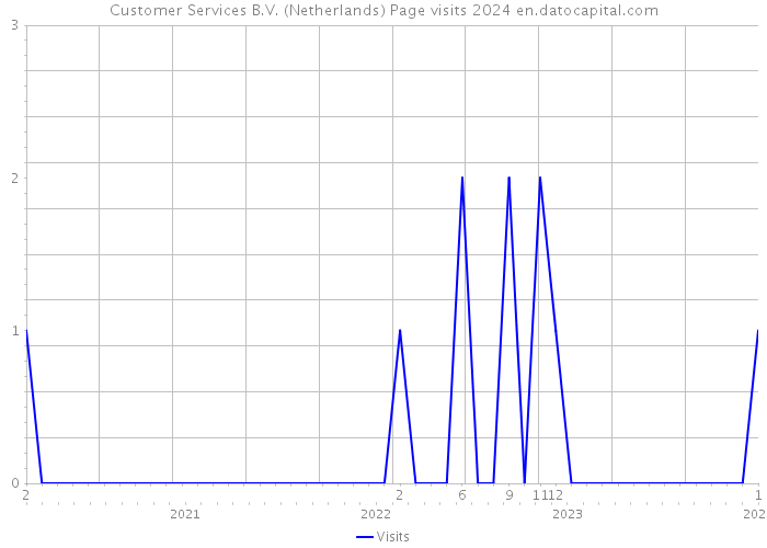 Customer Services B.V. (Netherlands) Page visits 2024 