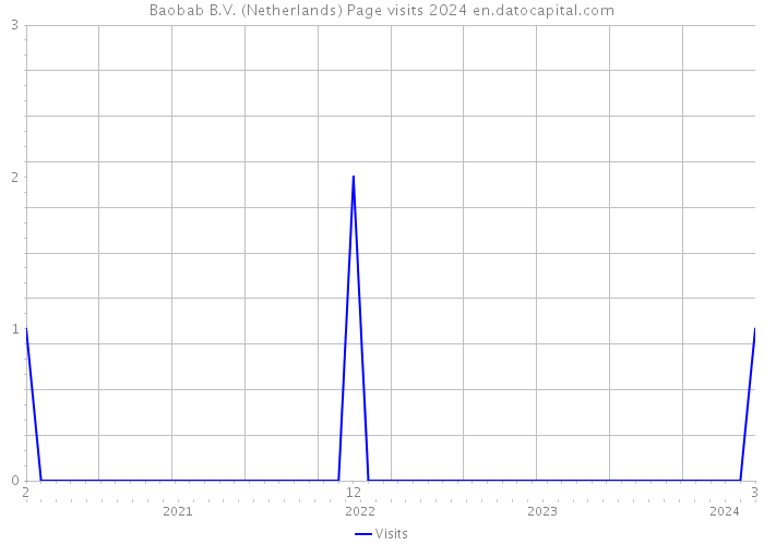 Baobab B.V. (Netherlands) Page visits 2024 