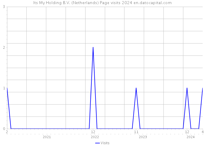 Its My Holding B.V. (Netherlands) Page visits 2024 