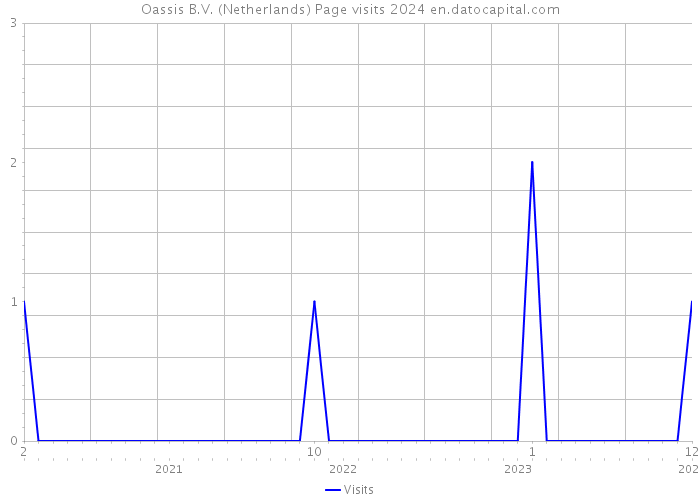 Oassis B.V. (Netherlands) Page visits 2024 