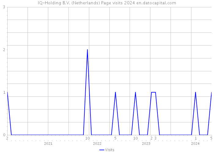 IQ-Holding B.V. (Netherlands) Page visits 2024 