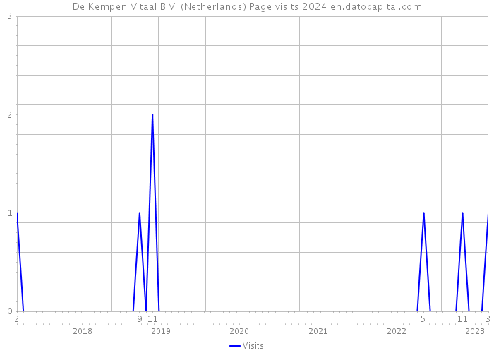De Kempen Vitaal B.V. (Netherlands) Page visits 2024 