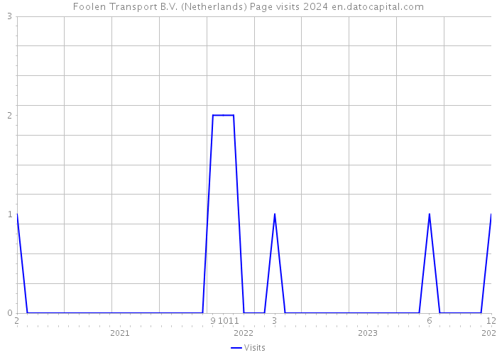 Foolen Transport B.V. (Netherlands) Page visits 2024 