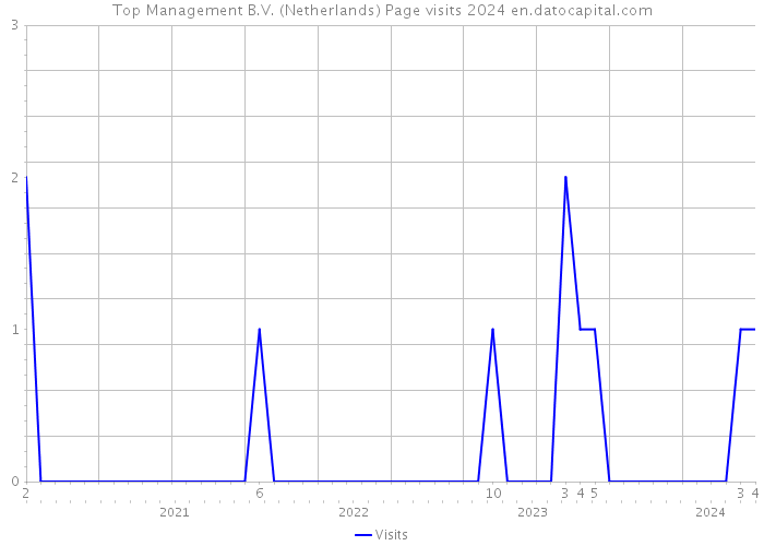 Top Management B.V. (Netherlands) Page visits 2024 