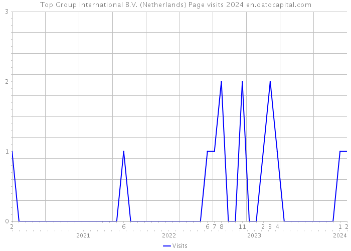 Top Group International B.V. (Netherlands) Page visits 2024 