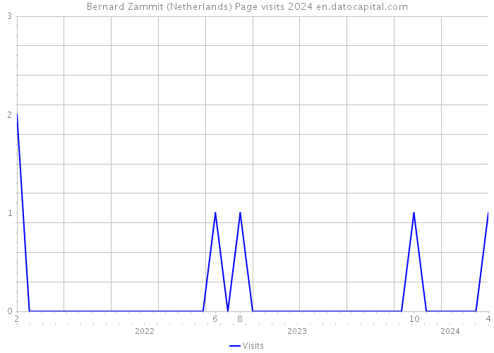 Bernard Zammit (Netherlands) Page visits 2024 