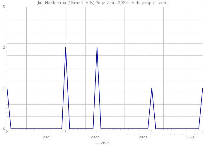 Jan Hoekzema (Netherlands) Page visits 2024 