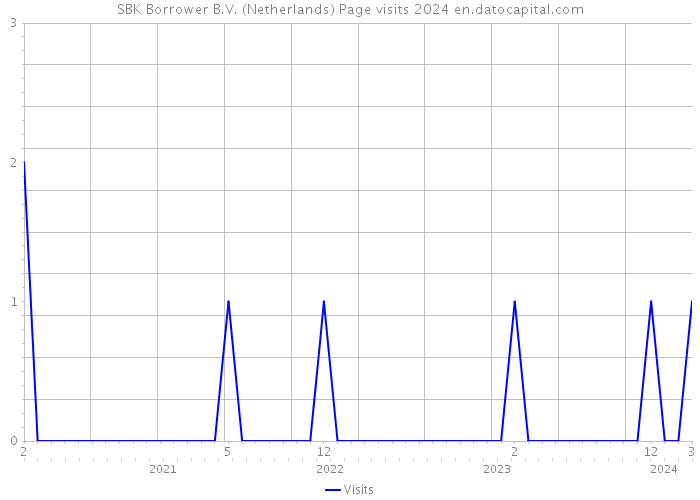 SBK Borrower B.V. (Netherlands) Page visits 2024 