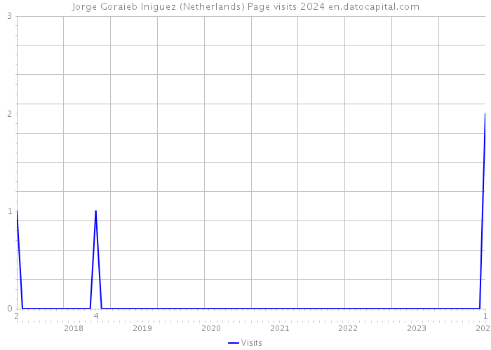 Jorge Goraieb Iniguez (Netherlands) Page visits 2024 