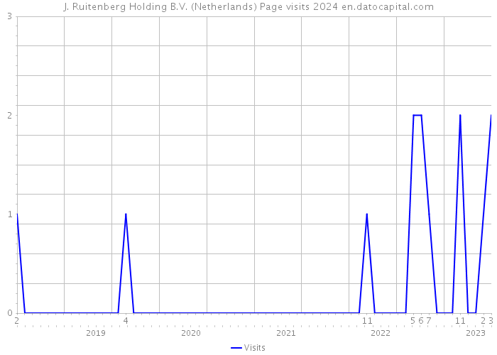 J. Ruitenberg Holding B.V. (Netherlands) Page visits 2024 