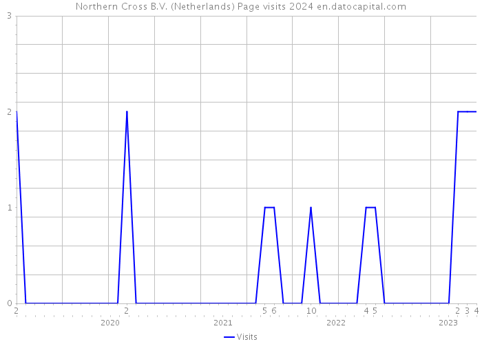 Northern Cross B.V. (Netherlands) Page visits 2024 