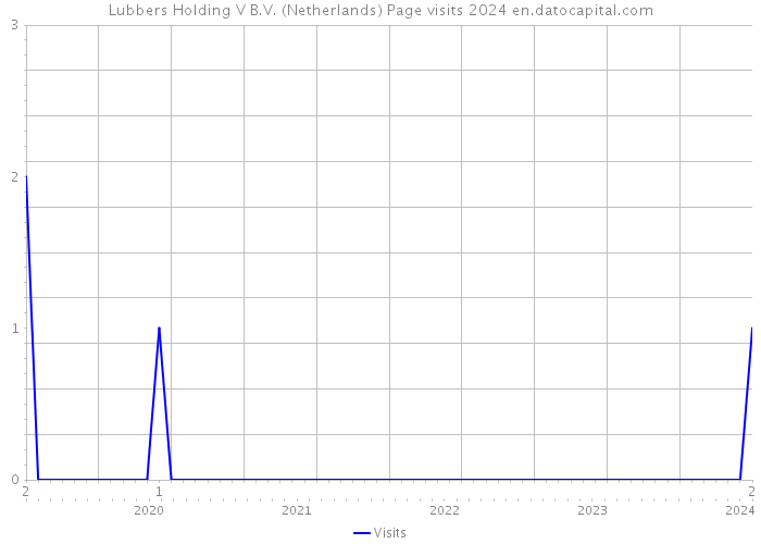 Lubbers Holding V B.V. (Netherlands) Page visits 2024 