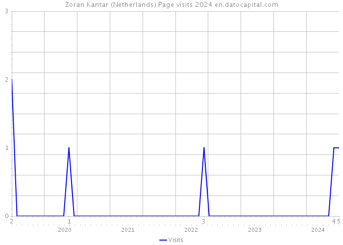 Zoran Kantar (Netherlands) Page visits 2024 