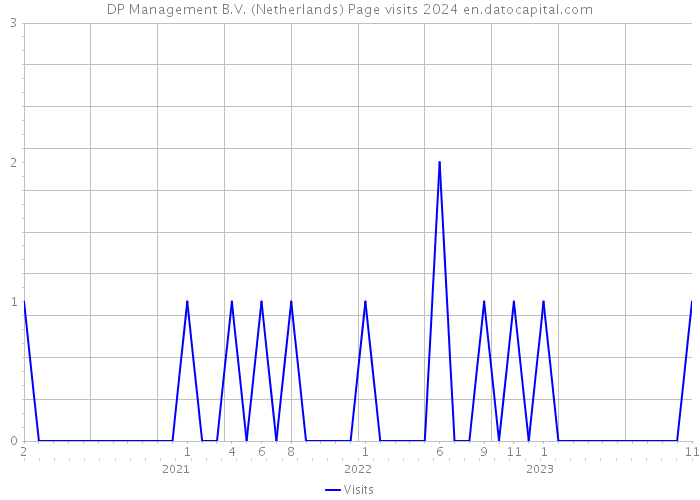 DP Management B.V. (Netherlands) Page visits 2024 