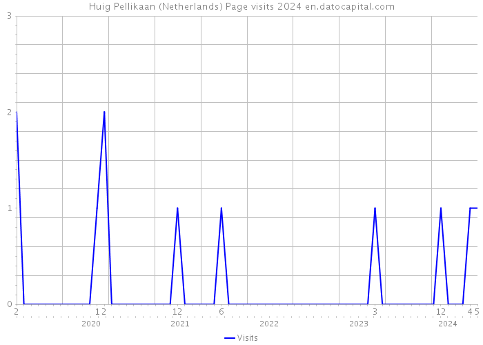 Huig Pellikaan (Netherlands) Page visits 2024 