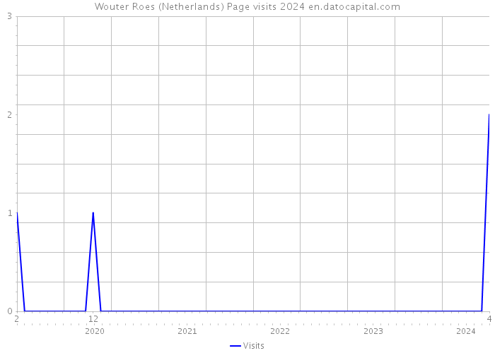Wouter Roes (Netherlands) Page visits 2024 