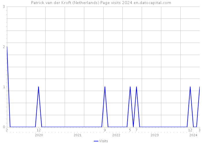 Patrick van der Kroft (Netherlands) Page visits 2024 