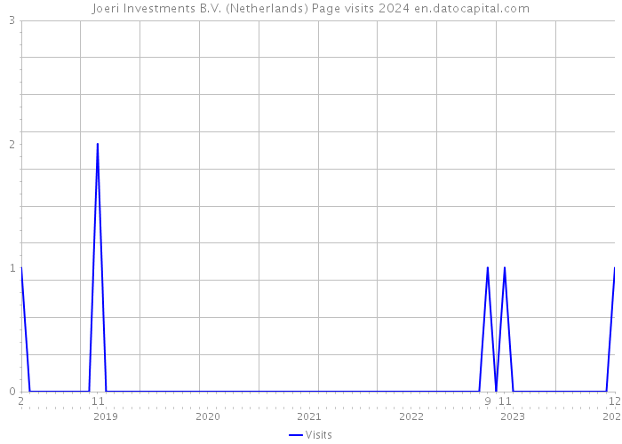 Joeri Investments B.V. (Netherlands) Page visits 2024 