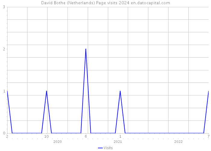 David Bothe (Netherlands) Page visits 2024 