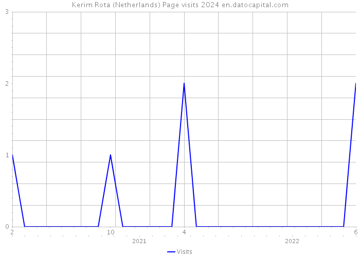 Kerim Rota (Netherlands) Page visits 2024 