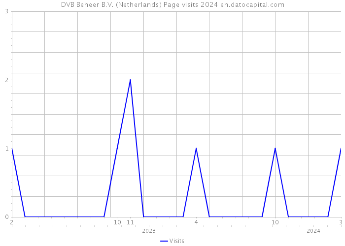 DVB Beheer B.V. (Netherlands) Page visits 2024 