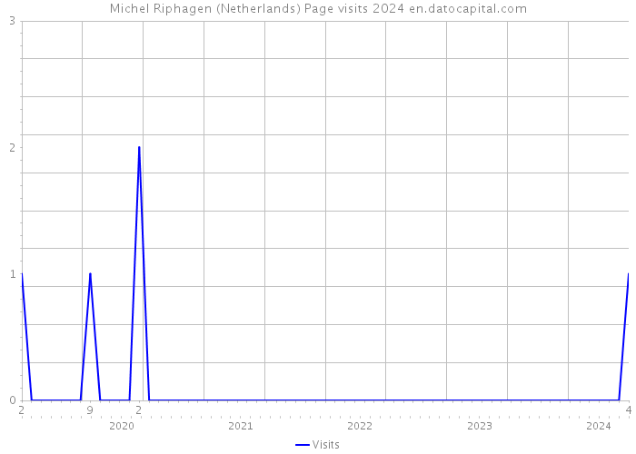 Michel Riphagen (Netherlands) Page visits 2024 
