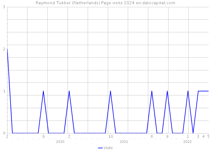 Raymond Tukker (Netherlands) Page visits 2024 